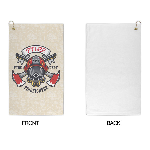 Firefighter Microfiber Golf Towels - APPROVAL