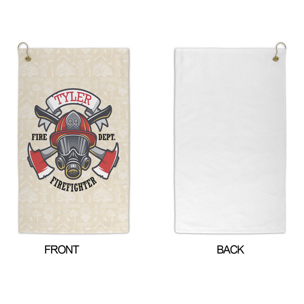 Firefighter Microfiber Golf Towels - APPROVAL