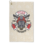 Firefighter Microfiber Golf Towel (Personalized)
