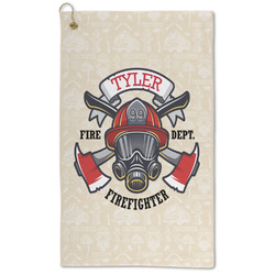 Firefighter Microfiber Golf Towel (Personalized)