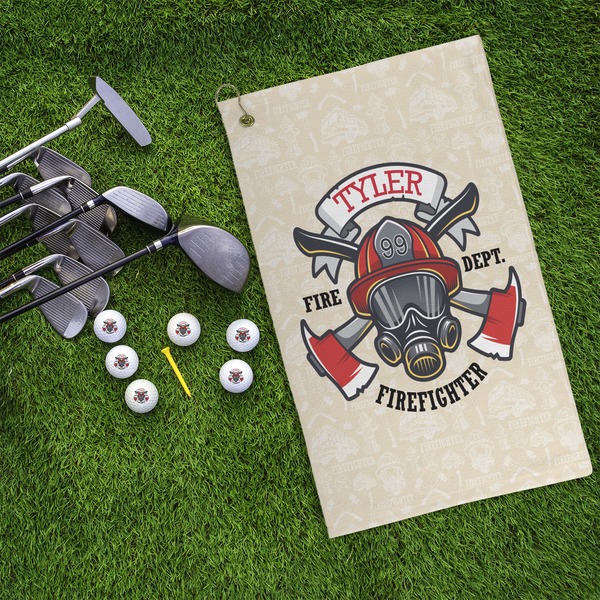 Firefighter Microfiber Golf Towels - LIFESTYLE