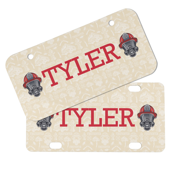 Firefighter Mini License Plates - MAIN (4 and 2 Holes)