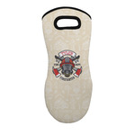 Firefighter Neoprene Oven Mitt - Single w/ Name or Text