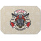 Firefighter Octagon Placemat - Single front