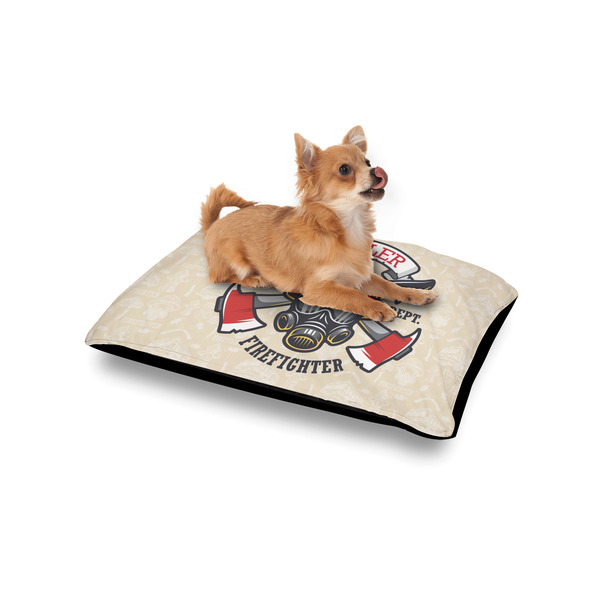 Firefighter Outdoor Dog Beds - Small - IN CONTEXT