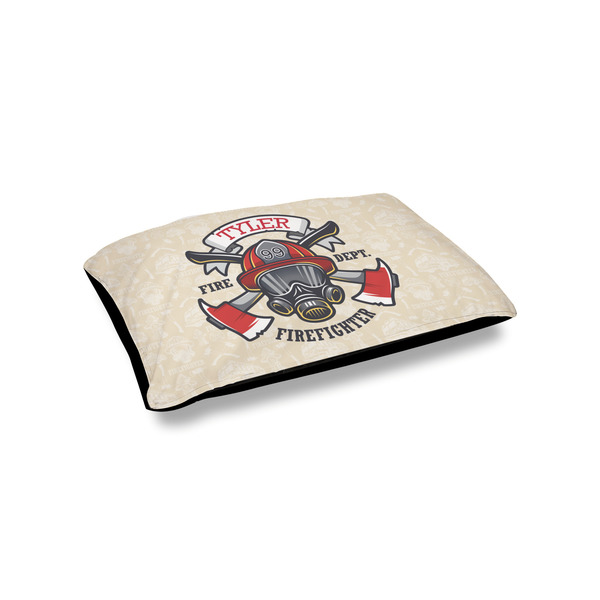 Custom Firefighter Outdoor Dog Bed - Small (Personalized)
