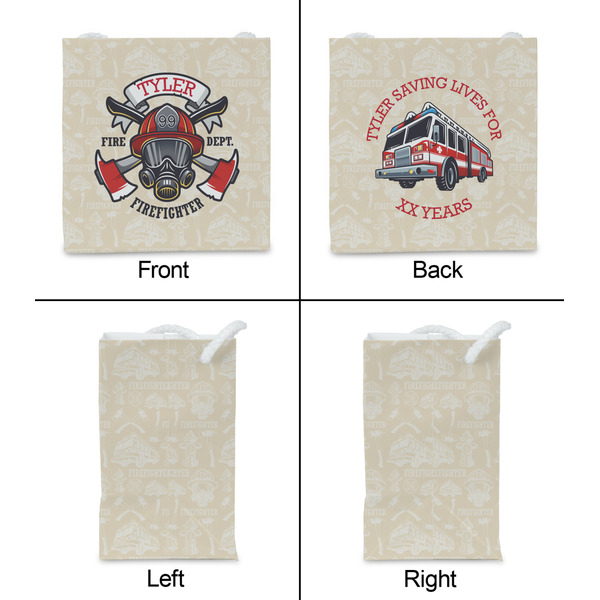 Firefighter Party Favor Gift Bag - Matte - Approval