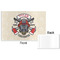 Firefighter Disposable Paper Placemat - Front & Back
