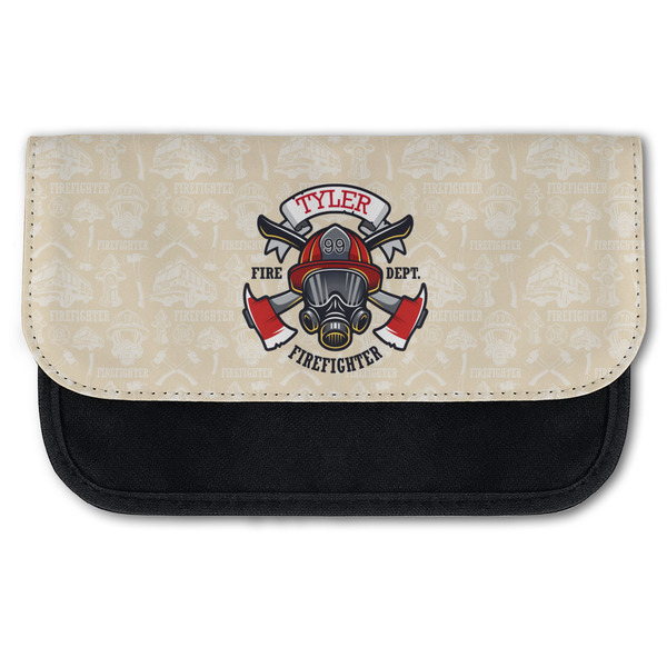 Custom Firefighter Canvas Pencil Case w/ Name or Text