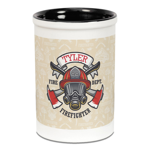 Firefighter Pencil Holder - Black