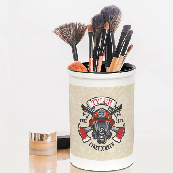 Firefighter Pencil Holder - LIFESTYLE makeup