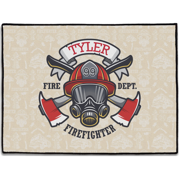 Custom Firefighter Door Mat (Personalized)