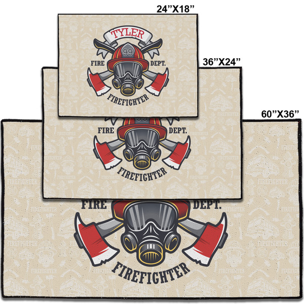 Firefighter Personalized Door Mat - Group Parent IMF