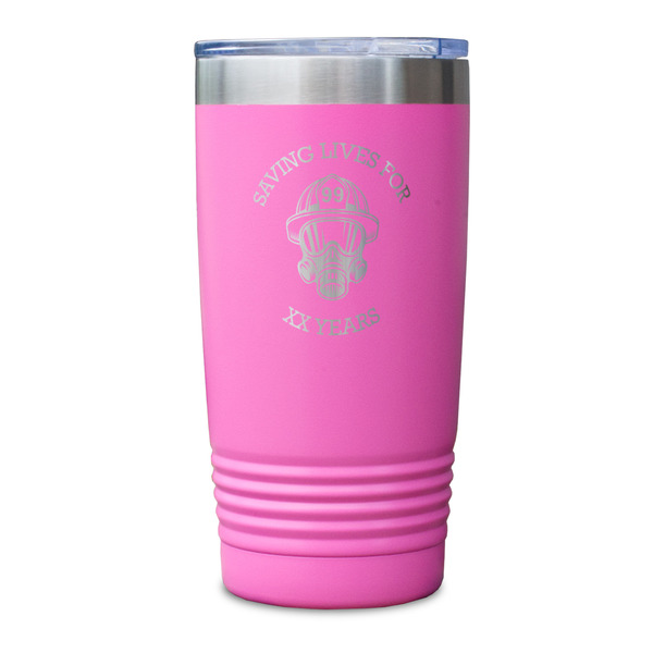 Firefighter Pink Polar Camel Tumbler - 20oz - Single Sided - Approval