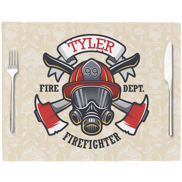 Firefighter Placemat with Props