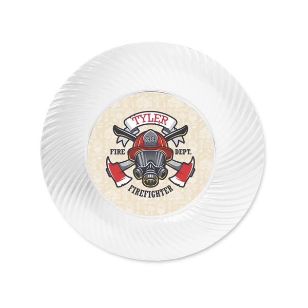 Firefighter Plastic Party Appetizer & Dessert Plates - Approval