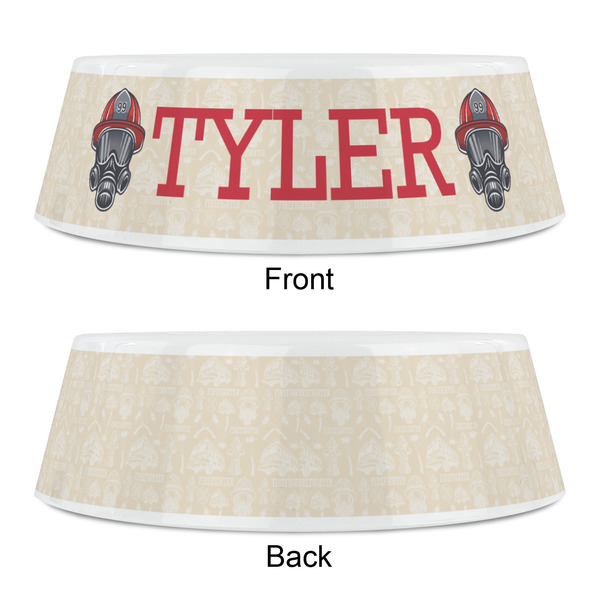 Firefighter Plastic Pet Bowls - Small - APPROVAL