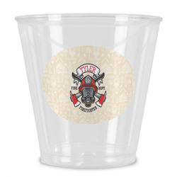 Firefighter Plastic Shot Glass (Personalized)