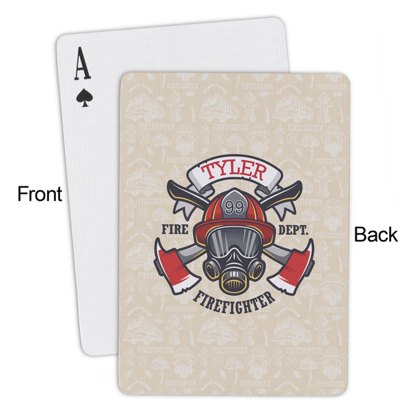 Firefighter Playing Cards - Approval
