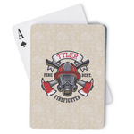 Firefighter Playing Cards (Personalized)