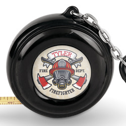 Firefighter Pocket Tape Measure - 6 Ft w/ Carabiner Clip (Personalized)