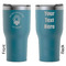 Firefighter RTIC Tumbler - Dark Teal - Double Sided - Front & Back