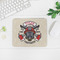 Firefighter Rectangular Mouse Pad - LIFESTYLE 2