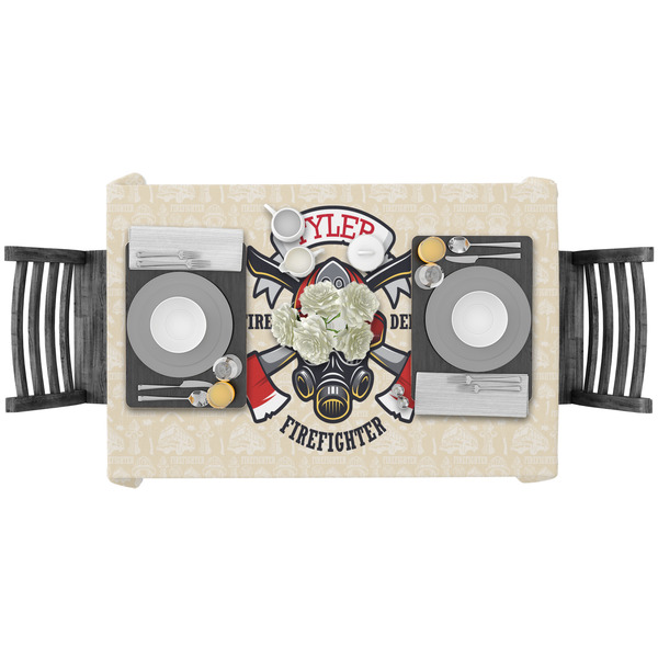 Firefighter Rectangular Tablecloths - LIFESTYLE