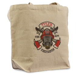 Firefighter Reusable Cotton Grocery Bag - Single (Personalized)
