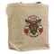 Firefighter Reusable Cotton Grocery Bag - Front View