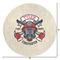 Firefighter Round Area Rug - Size