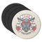 Firefighter Round Coaster Rubber Back - Main