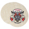 Firefighter Round Paper Coaster - Main
