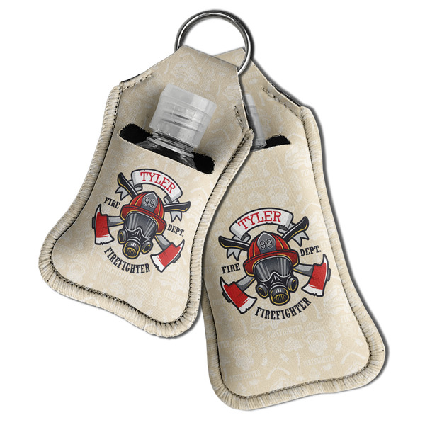 Firefighter Sanitizer Holder Keychain - Both in Case (PARENT)