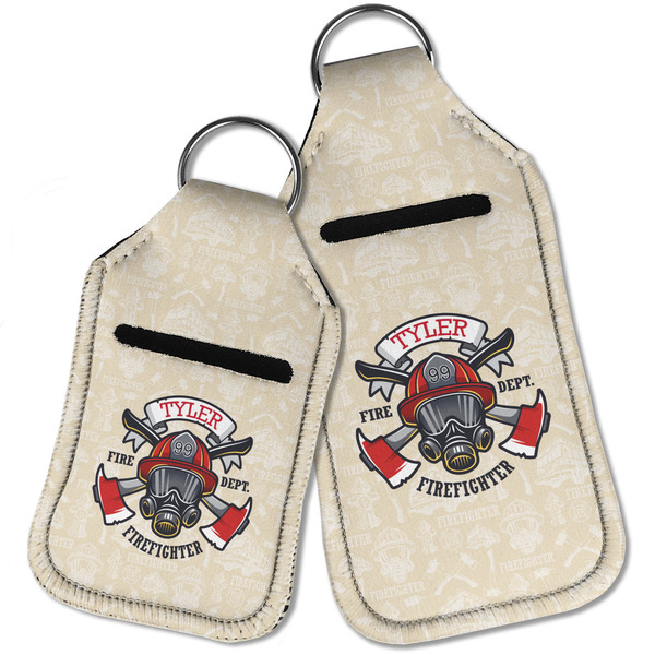 Firefighter Sanitizer Holder Keychain - Parent Main