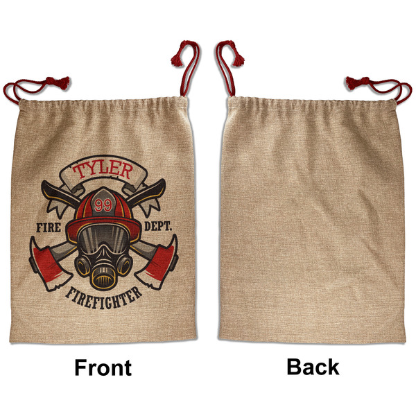 Firefighter Santa Bag - Approval - Front