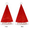 Firefighter Santa Hats - Front and Back (Double Sided Print) APPROVAL