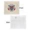 Firefighter Security Blanket - Front & White Back View