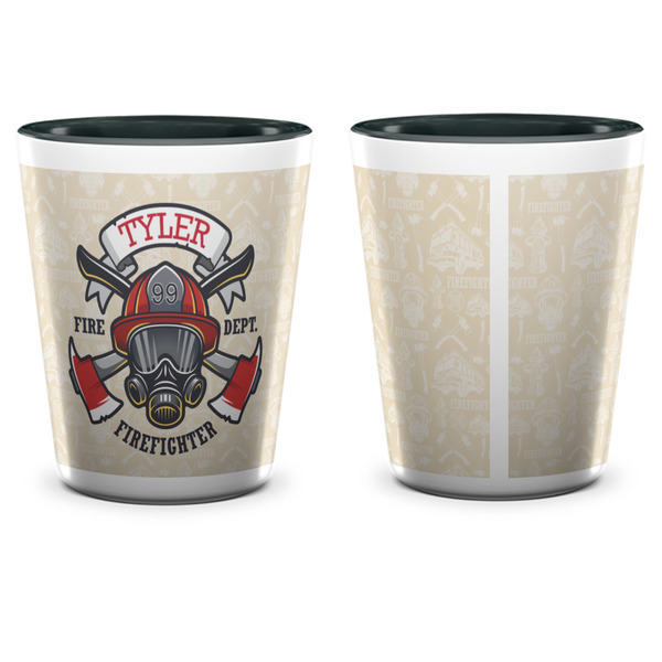 Firefighter Shot Glass - Two Tone - APPROVAL