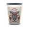 Firefighter Shot Glass - Two Tone - FRONT