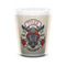 Firefighter Ceramic Shot Glass - 1.5 oz - White - Set of 4 (Personalized)