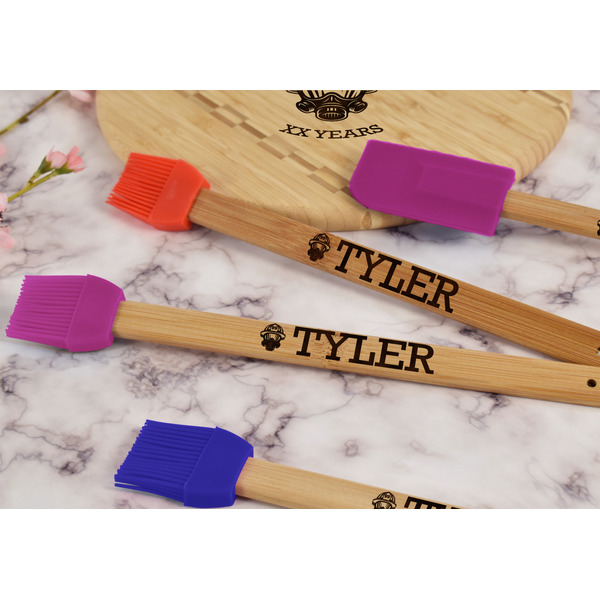 Firefighter Silicone Brush - Purple - Lifestyle