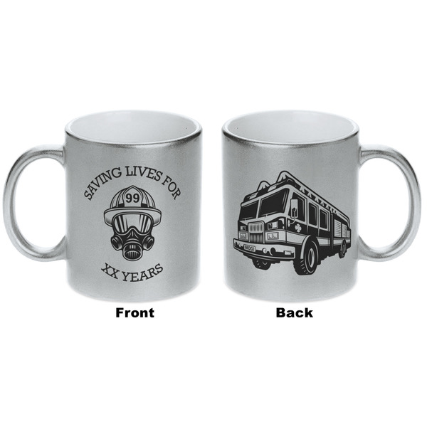 Firefighter Silver Mug - Approval