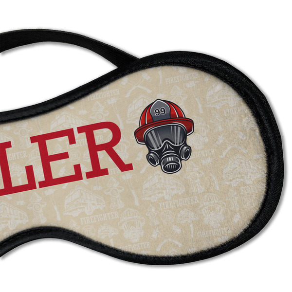 Firefighter Sleeping Eye Mask - DETAIL Large