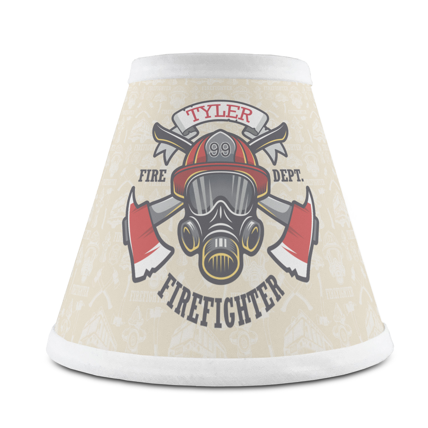 Firefighter Chandelier Lamp Shade (Personalized) YouCustomizeIt