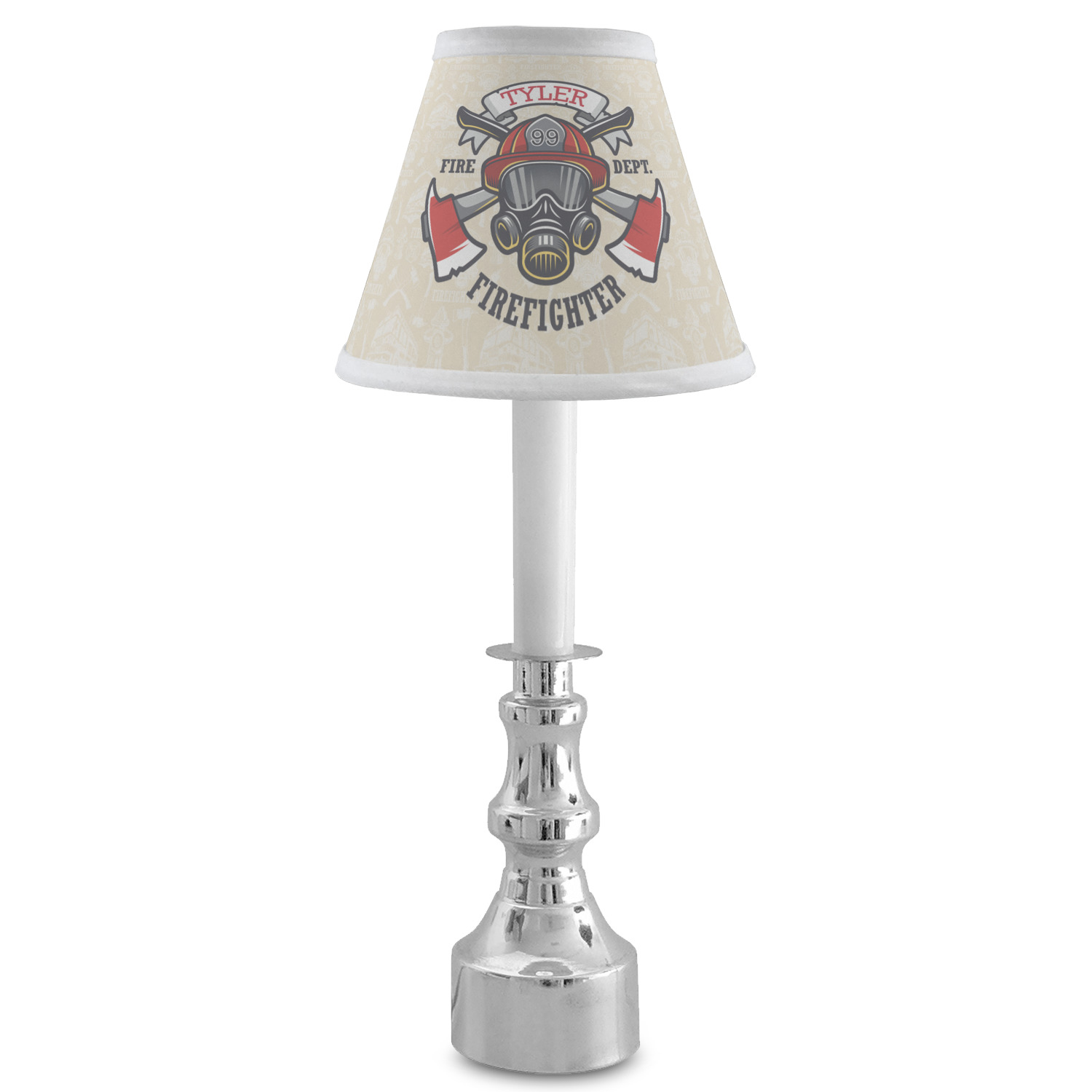 Firefighter Chandelier Lamp Shade, Firefighter Table Lamps