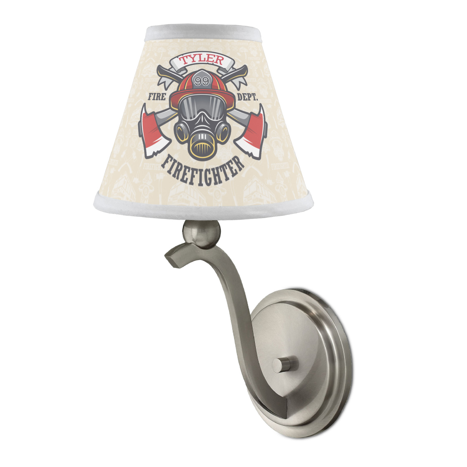 Firefighter Chandelier Lamp Shade (Personalized) YouCustomizeIt