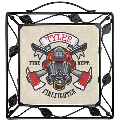 Firefighter Square Trivet (Personalized)