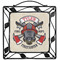 Firefighter Square Trivet - w/tile