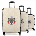 Firefighter 3 Piece Luggage Set - 20" Carry On, 24" Medium Checked, 28" Large Checked (Personalized)
